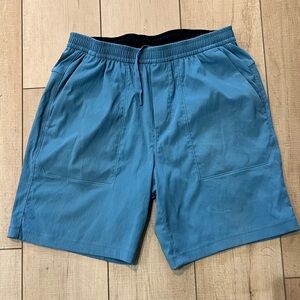 Lululemon Men's Bowline Short 8” Woven Utility Blue  Size Medium